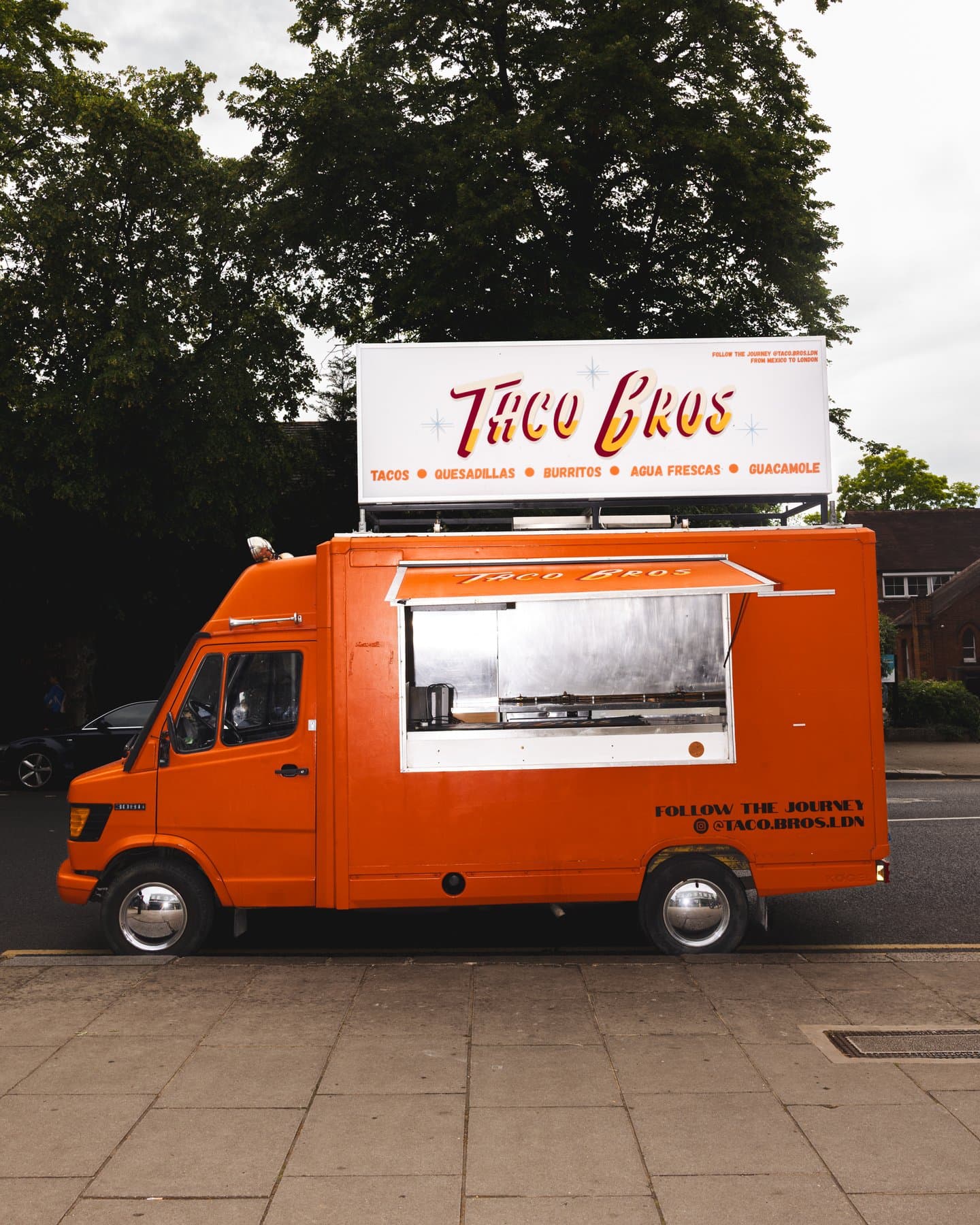 Taco Bros truck in daylight